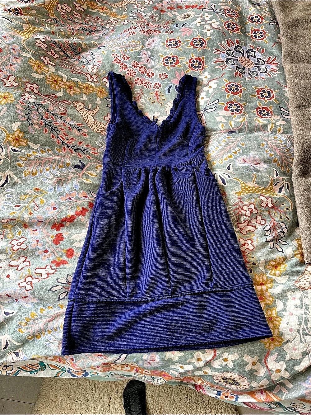 Maeve Blue Mini Dress Size XS Like New
